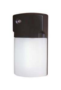 (image for) Dusk to Dawn LED Bronze Wall Pack Light Fixture Hardwire