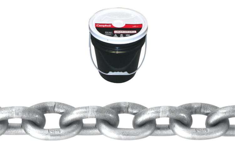 (image for) Campbell 5/16 in. Welded Carbon Steel Grade 43 High Test Chain 5