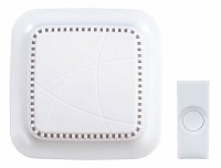 (image for) White Plastic Wireless Door Chime Kit