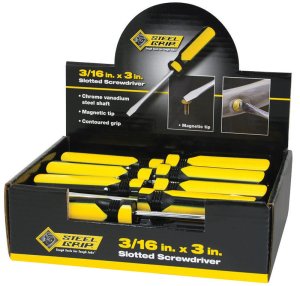 (image for) 3/16 in. x 3 in. L Slotted Screwdriver 1 pc.