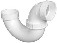 (image for) Schedule 40 2 in. Hub x 2 in. Dia. Hub PVC P-Trap