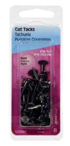 (image for) No. 14 x 3/4 in. L Blue Steel Cut Tacks 2 pk