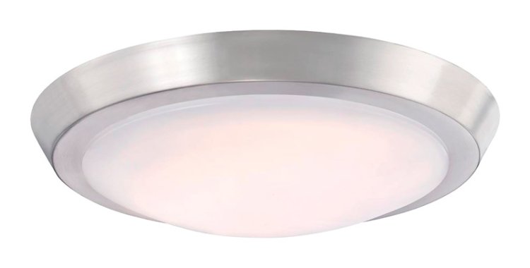 (image for) 11 in. Brushed Nickel LED Light Fixture