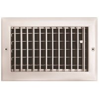 (image for) 10 in. x 6 in. Adjustable 1 Way Wall/Ceiling Register