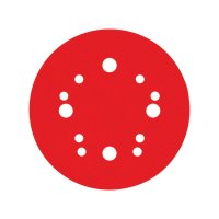 (image for) 5 in. Ceramic Blend Hook and Lock Sanding Disc 100 Grit M