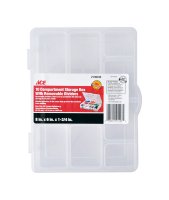 (image for) 8 in. L x 6 in. W x 1-3/4 in. H Tool Storage Bin Plastic 10