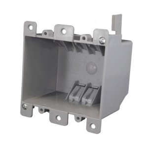(image for) Ez Box 25 Cu In 3"X4"X2-3/4" 2 Gang
