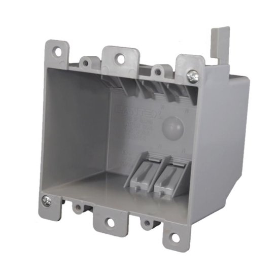 (image for) Ez Box 25 Cu In 3"X4"X2-3/4" 2 Gang