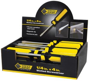 (image for) 4 in. L Slotted Screwdriver 1 pc.