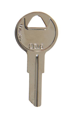 (image for) House/Office Key Blank Single sided For Chicago/Hudson Locks
