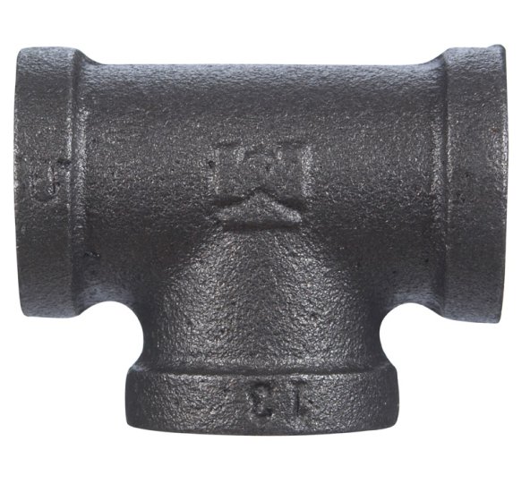 (image for) 1/2 in. FPT x 1/2 in. Dia. FPT Black Malleable Iron