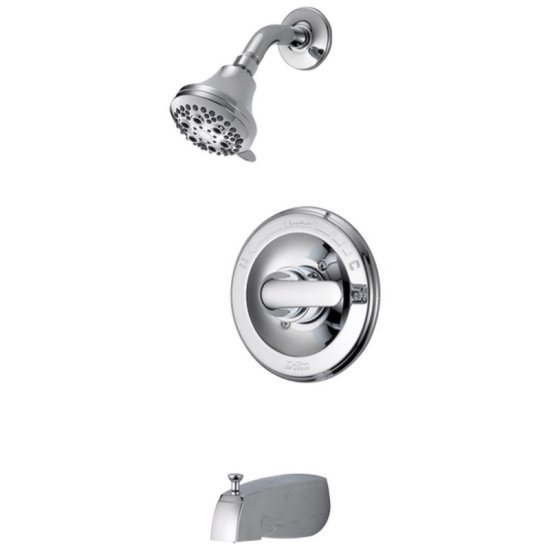 (image for) Delta Monitor 1-Handle Chrome Tub and Shower Faucet
