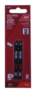 (image for) 2-3/4 in. Carbon Steel Universal Jig Saw Blade 21 TPI 2 pk