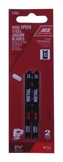 (image for) 2-3/4 in. Carbon Steel Universal Jig Saw Blade 21 TPI 2 pk