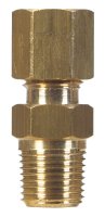 (image for) 3/8 in. Compression x 1/4 in. Dia. Male Brass Connector