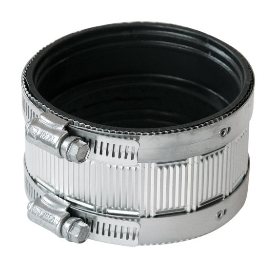 (image for) Schedule 40 3 in. Hub x 3 in. Dia. Hub Neoprene Rubber No