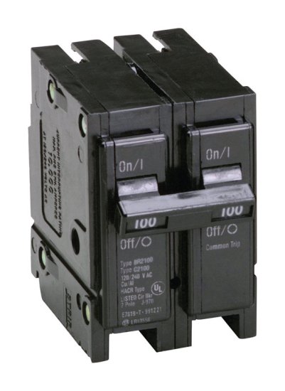 (image for) 100 amps Plug In 2-Pole Circuit Breaker Eaton Cutler-Hammer