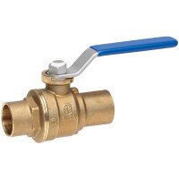(image for) Homewerks 3/4 in. Brass Sweat Ball Valve Full Port
