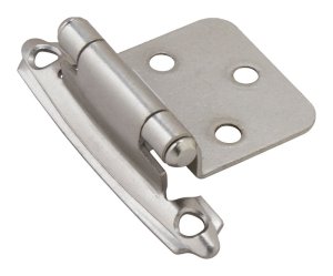 (image for) 1-13/16 in. W x 2-3/4 in. L Satin Nickel Steel Self-Clos