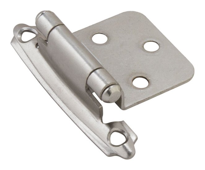 (image for) 1-13/16 in. W x 2-3/4 in. L Satin Nickel Steel Self-Clos