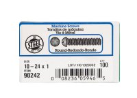 (image for) No. 10-24 x 1 in. L Combination Round Head Zinc-Plated S