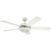 (image for) 52 in. White LED Indoor Ceiling Fan