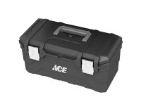 (image for) 20 in. Plastic Tool Box 9.25 in. W x 10.5 in. H Black