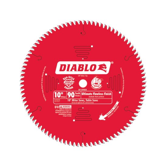 (image for) 10 in. Dia. x 5/8 in. Carbide Tip Circular Saw Blade 90 t