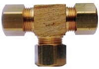 (image for) 1/4 in. Compression x 1/4 in. Dia. Compression Yellow Brass