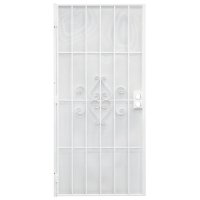 (image for) Precision 81-3/4 in. H x 32 in. W Regal White Steel Security Doo