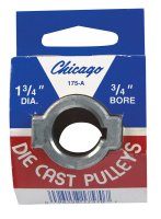 (image for) 1 3/4 in. Dia. Zinc Single V Grooved Pulley