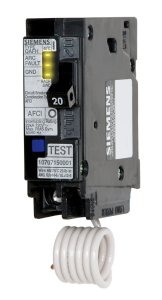 (image for) 20 amps Arc Fault/Single Pole 1 Circuit Breaker