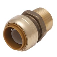 (image for) 1 in. Push x 1 in. Dia. MPT Brass Connector