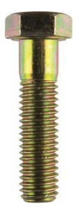 (image for) 1/2 in. Dia. x 2 in. L Heat Treated Steel Hex Head Cap S