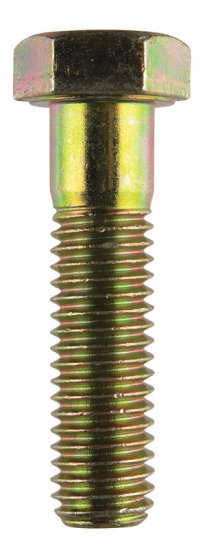 (image for) 1/2 in. Dia. x 2 in. L Heat Treated Steel Hex Head Cap S