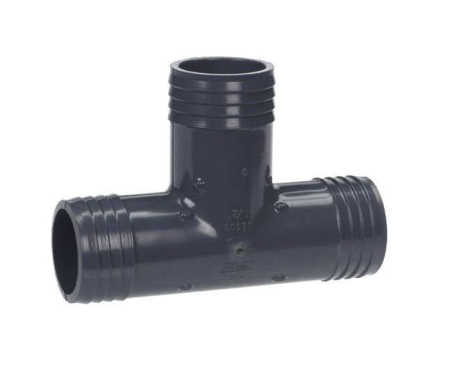 (image for) Schedule 40 1-1/2 in. Insert x 1-1/2 in. Dia. Insert PVC T