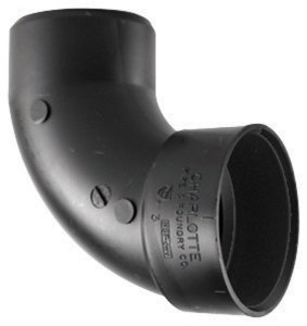 (image for) 2 in. Hub x 2 in. Dia. Spigot ABS 90 Degree Elbow