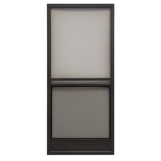 (image for) Precision 79-3/4 in. H X 35-1/4 in. W Capri Bronze Steel Screen