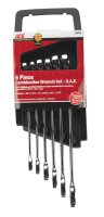 (image for) Multiple x 8.8 in. L SAE Wrench Set 6 pc.