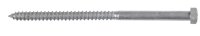 (image for) 3/8 in. x 7 in. L Hex Hot Dipped Galvanized Steel Lag Sc