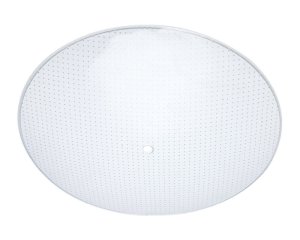 (image for) Round White Glass Fan/Fixture Shade 1 pk