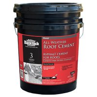 (image for) Gloss Black Patching Cement All-Weather Roof Cement 5 gal.