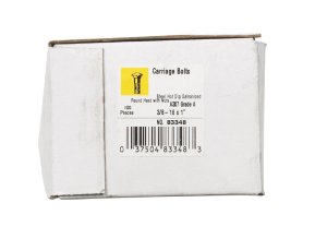 (image for) 3/8 in. Dia. x 1 in. L Hot Dipped Galvanized Steel Carri