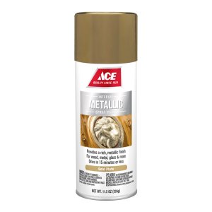 (image for) Brilliant Gold Plate Metallic Spray Paint 11.5 oz.