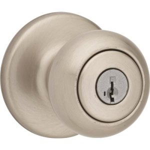 (image for) Satin Nickel Keyed Entry Knob Cove Smartkey