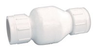 (image for) 2 in. Dia. x 2 in. Dia. Plastic Spring Loaded Check Valve