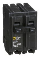 (image for) HomeLine 60 amps Plug In 2-Pole Circuit Breaker