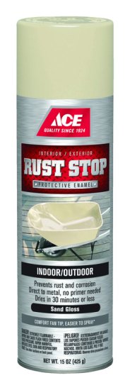 (image for) Rust Stop Gloss Sand Spray Paint 15 oz.
