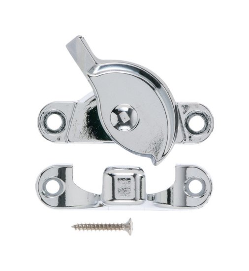 (image for) Chrome Silver Chrome Sash Lock 1 pk