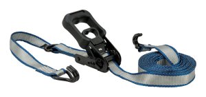 (image for) 1.25 in. W x 14 ft. L Gray Tie Down Strap 1000 lb. 1 pk